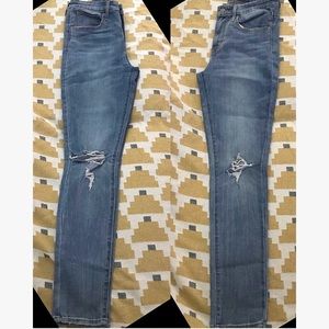 LEVI’S 721 HIGH RISE DESTROYED SKINNY JEANS